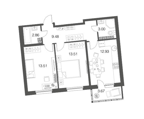 Планировка квартиры