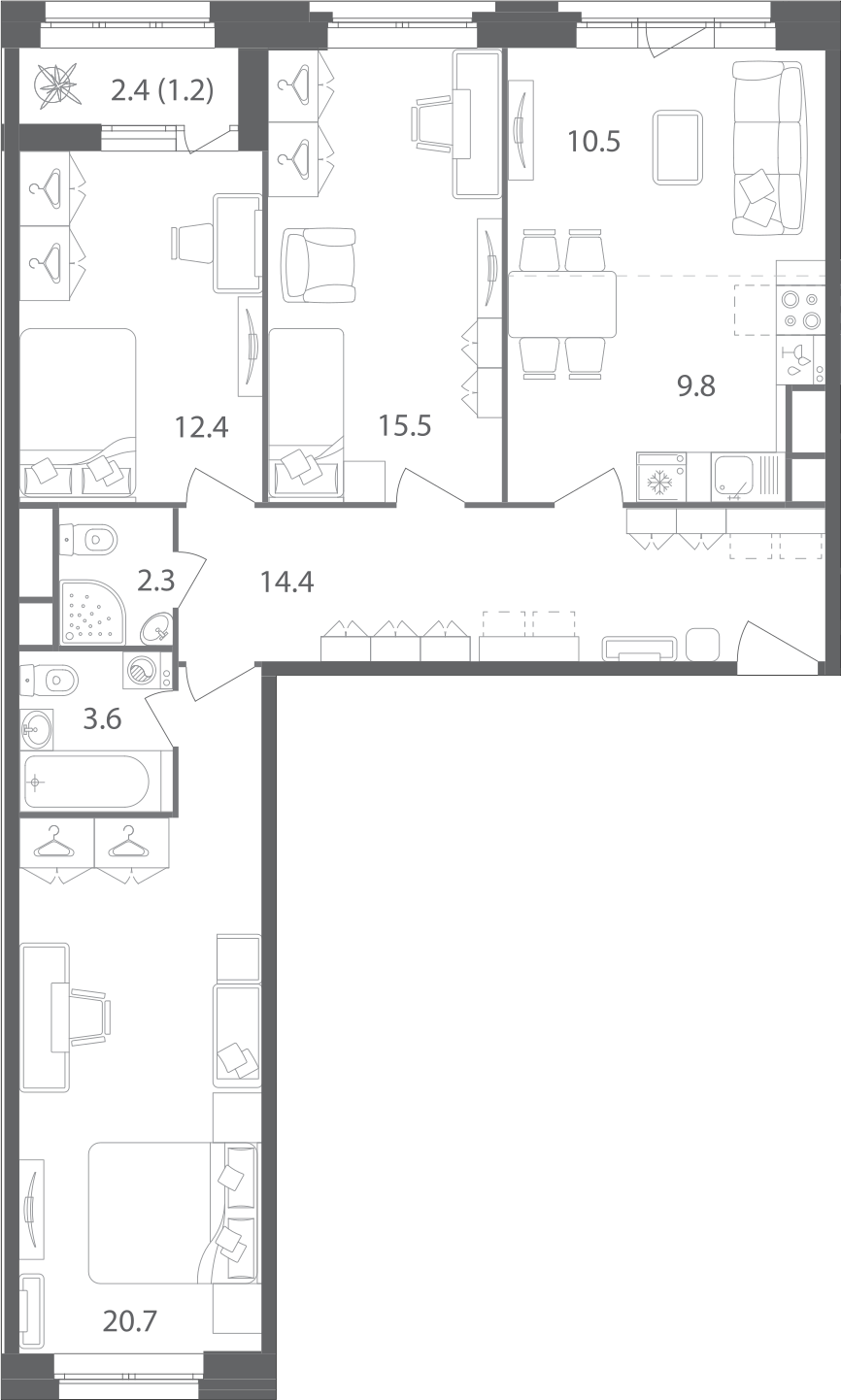 Планировка квартиры