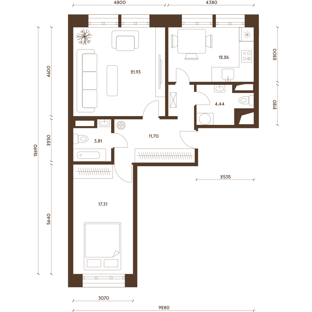 Планировка квартиры