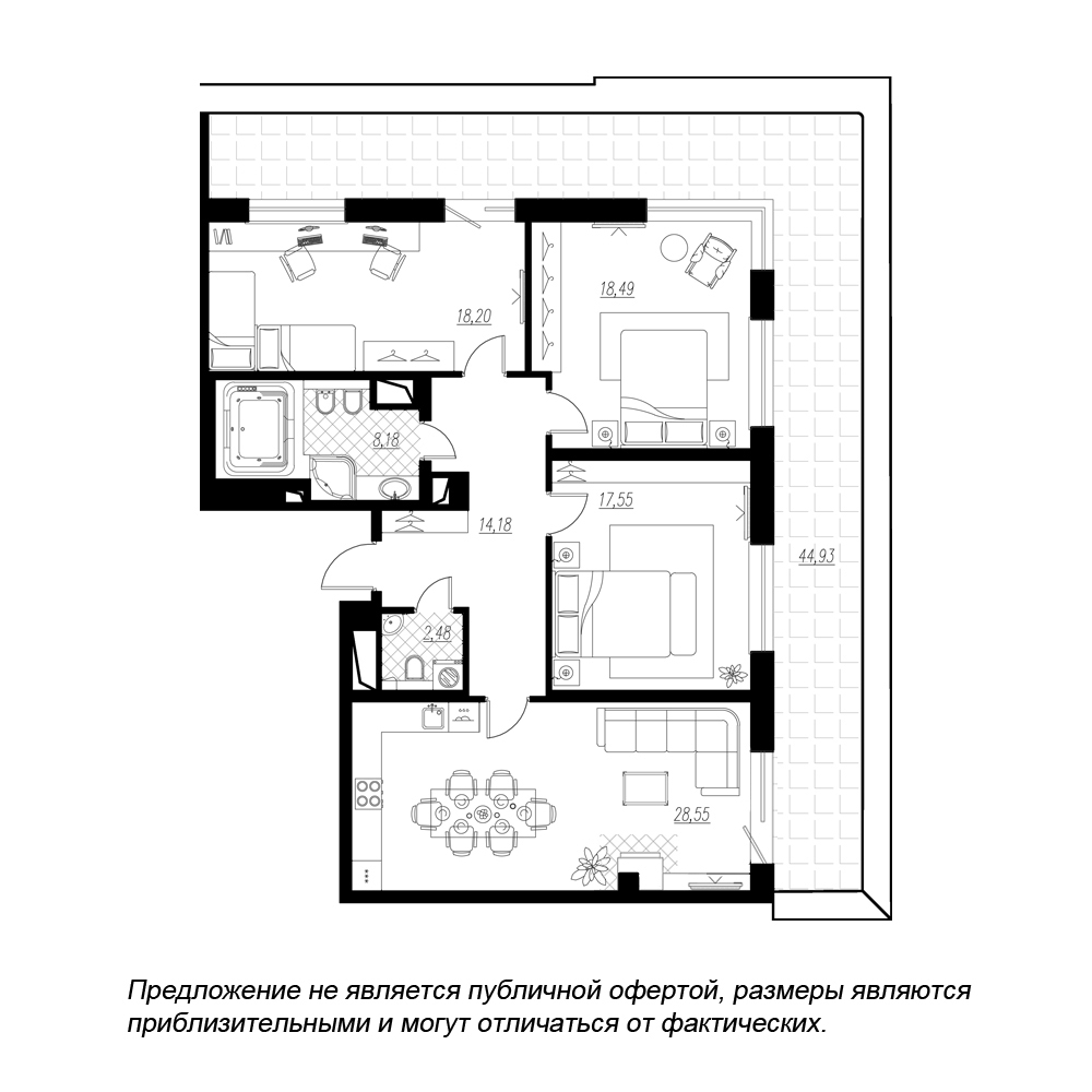 Планировка квартиры flat:66066:123