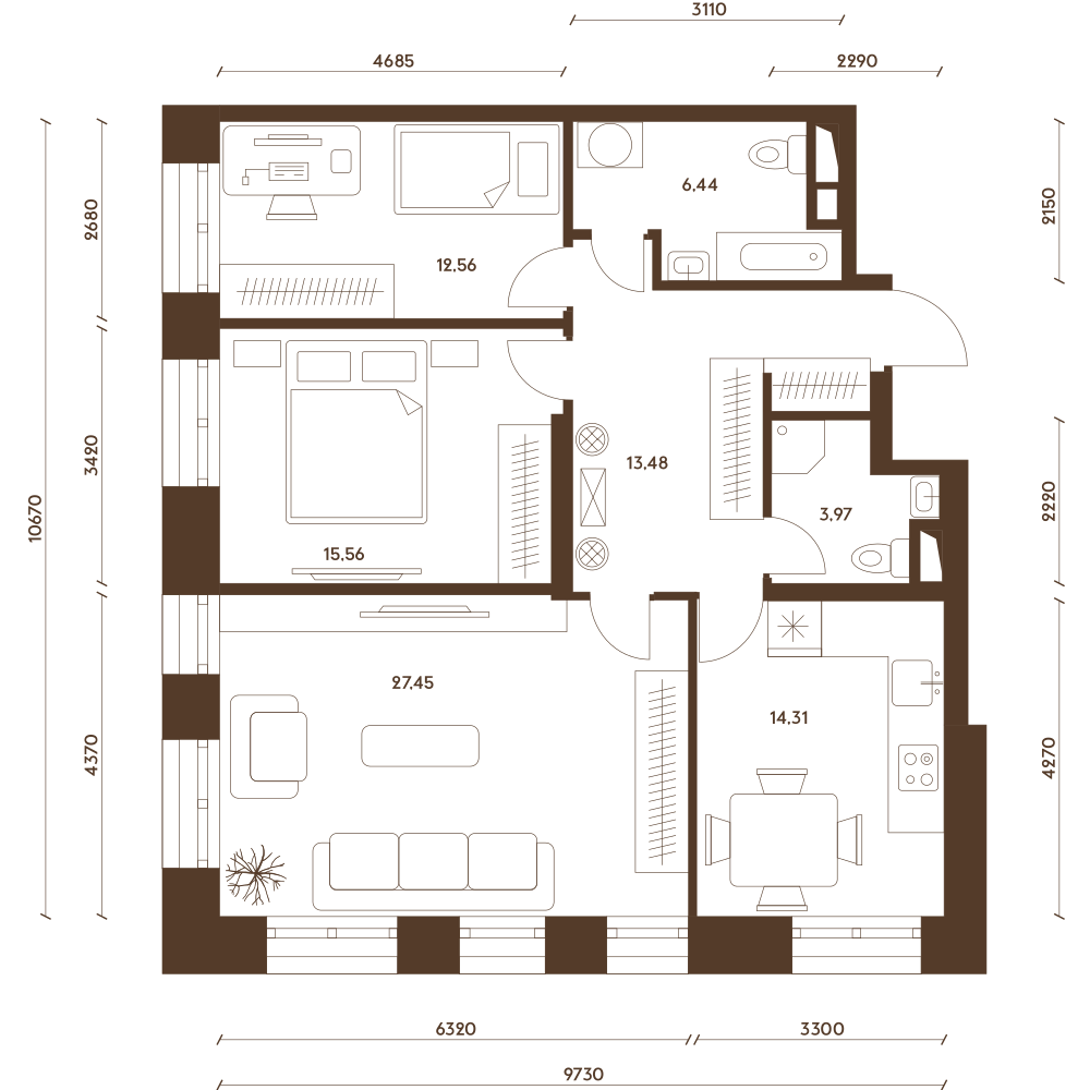Планировка квартиры