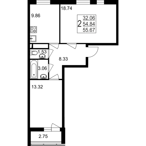 Планировка квартиры flat:105056:19