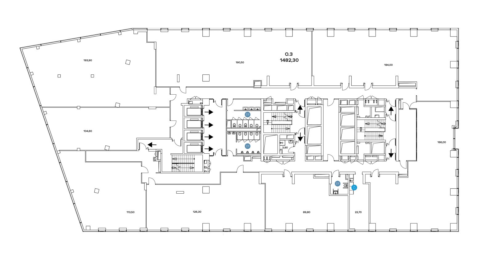 Планировка: студия, 1 482,3 м²
