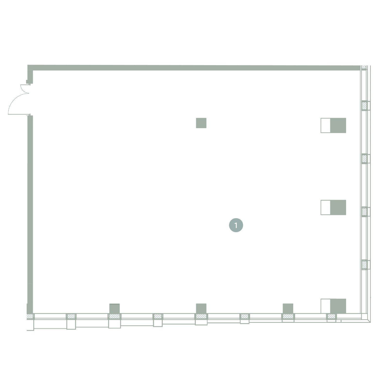 Планировка: студия, 135,6 м²