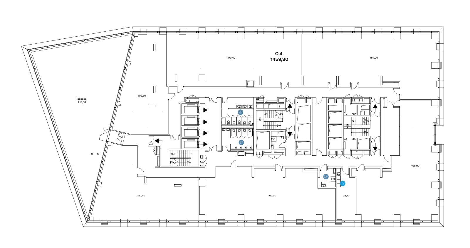 Планировка: студия, 1 459,3 м²