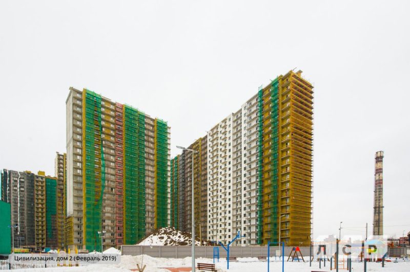 Ход строительства, I квартал 2019