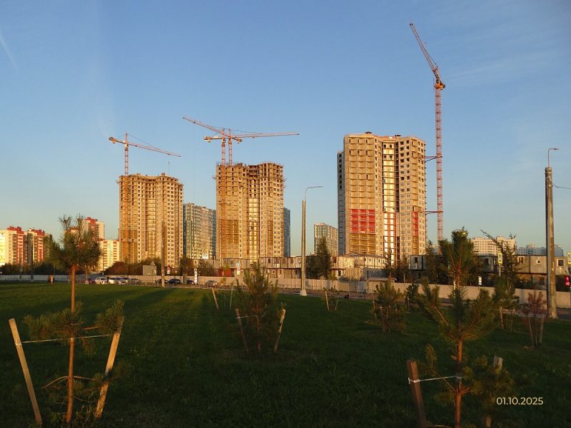 Ход строительства, 03.10.2025