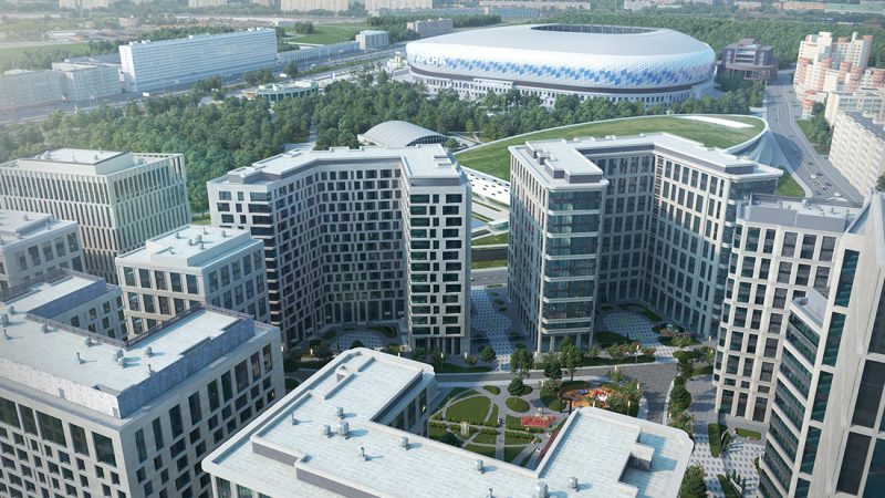 Обложка: Жилой квартал ВТБ Арена Парк