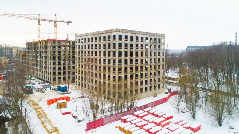 Ход строительства, Февраль 2019