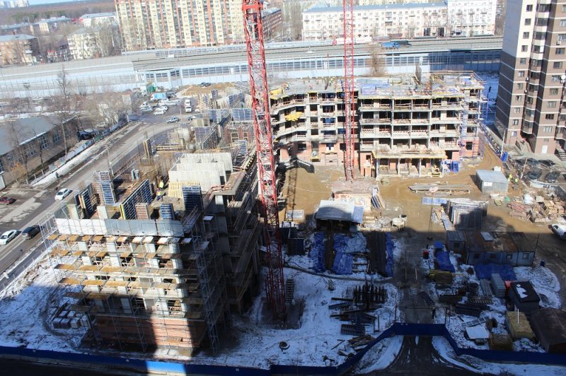 Ход строительства, Март 2019