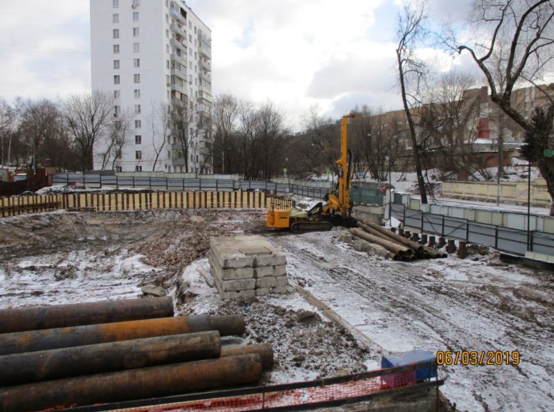 Ход строительства, Март 2019