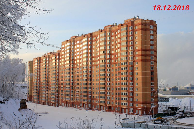 Ход строительства, Декабрь 2018
