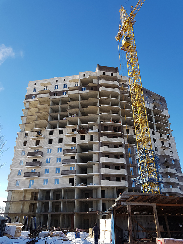 Ход строительства, Март 2019