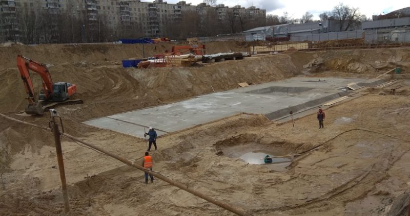 Ход строительства, Апрель 2019