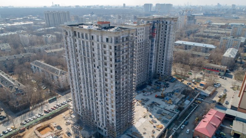 Ход строительства, Апрель 2019