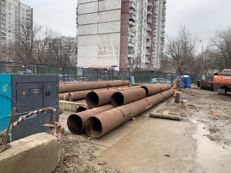 Ход строительства, Апрель 2019