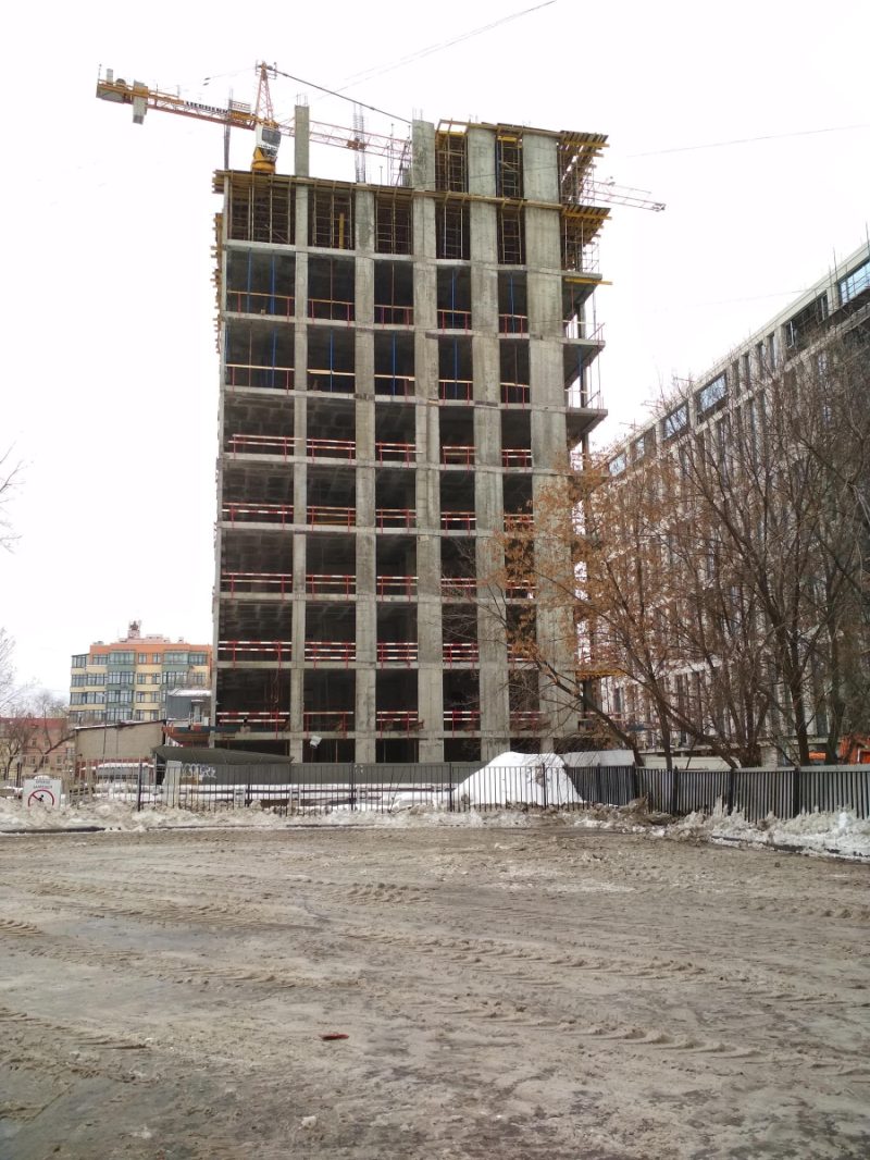 Ход строительства, Апрель 2019