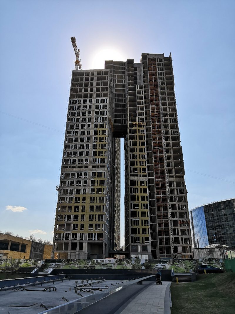 Ход строительства, Апрель 2019