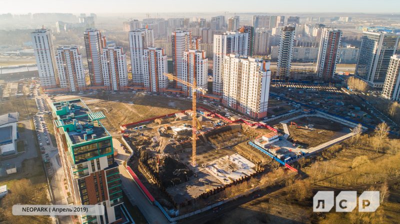 Ход строительства, Апрель 2019