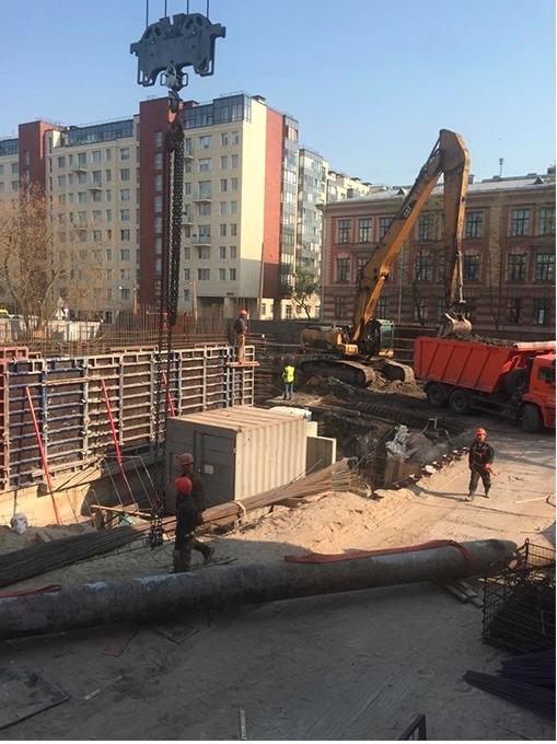 Ход строительства, Апрель 2019