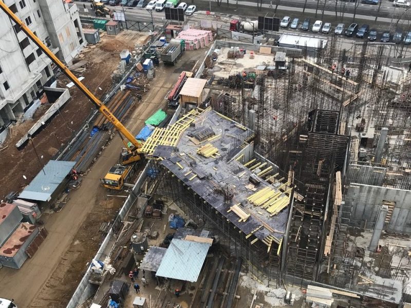Ход строительства, Апрель 2019