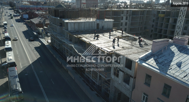 Ход строительства, Апрель 2019