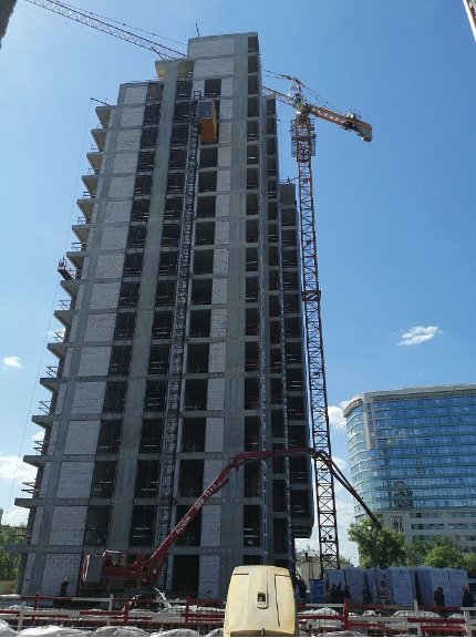 Ход строительства, Июнь 2019