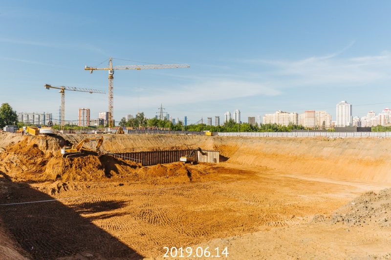 Ход строительства, Июнь 2019