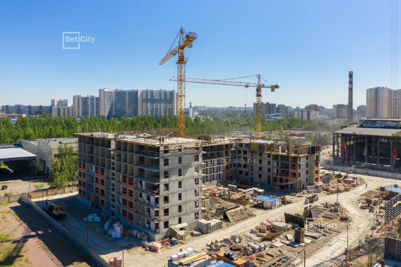 Ход строительства, Июль 2019