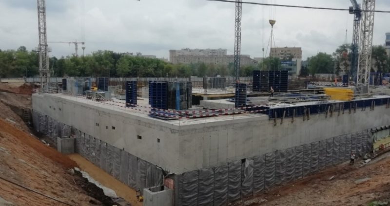 Ход строительства, Июль 2019