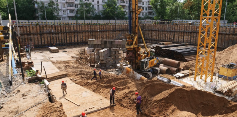 Ход строительства, Июль 2019