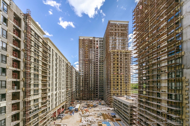 Ход строительства, Июль 2019