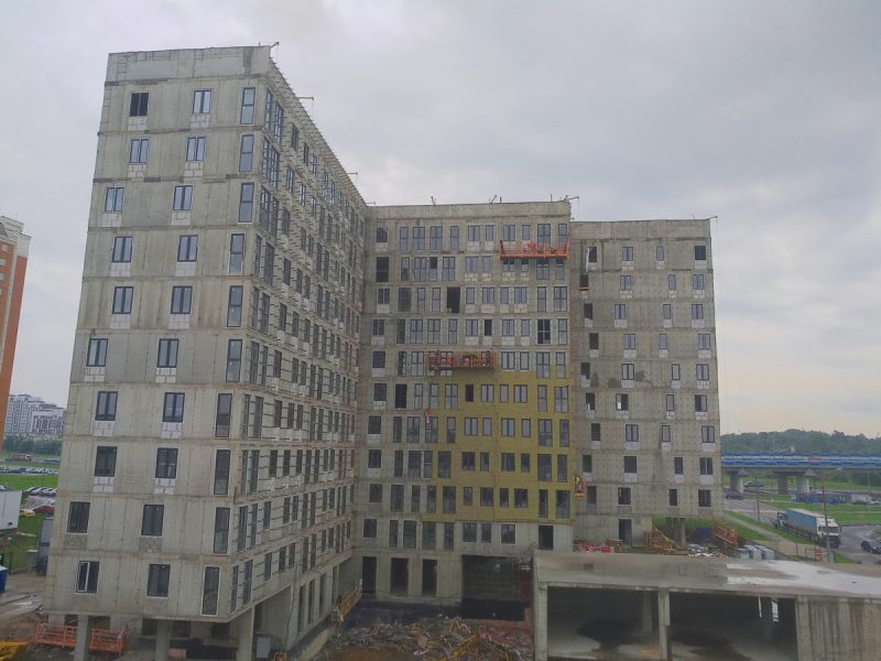 Ход строительства, Июль 2019