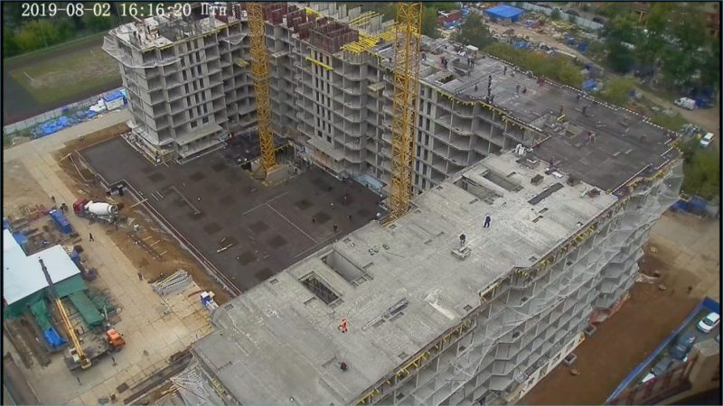 Ход строительства, Август 2019