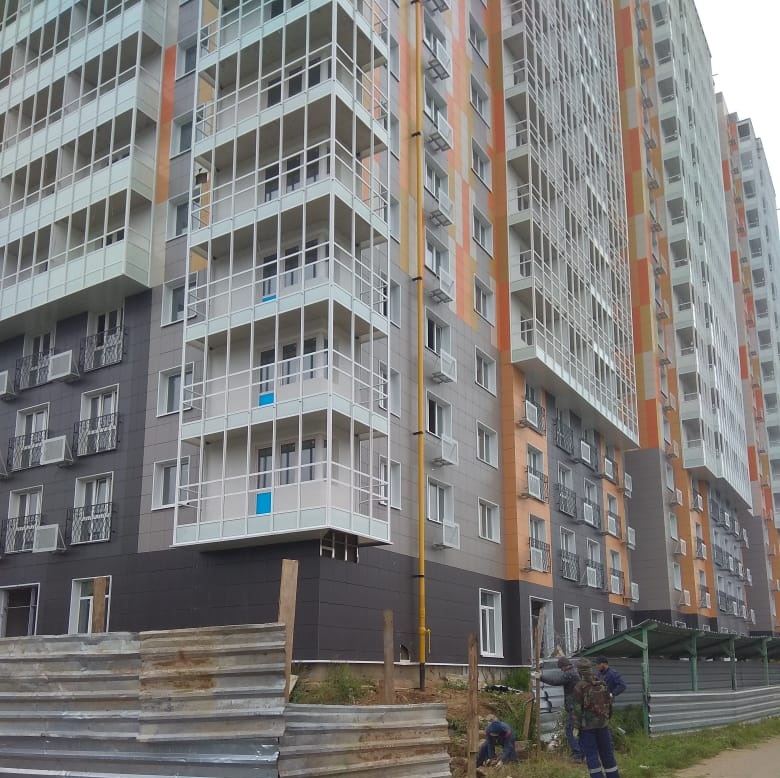 Ход строительства, Август 2019