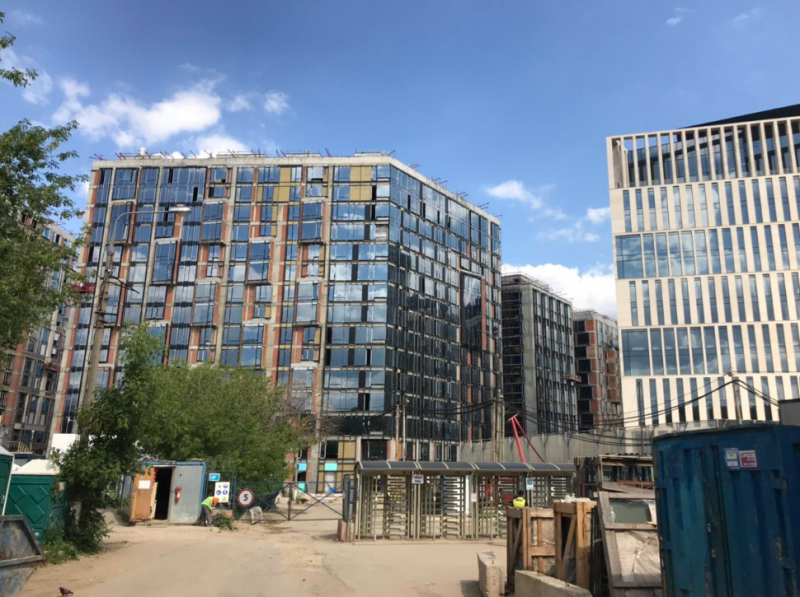 Ход строительства, Июнь 2019