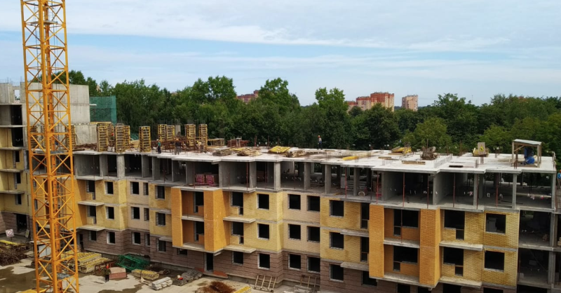 Ход строительства, Июль 2019