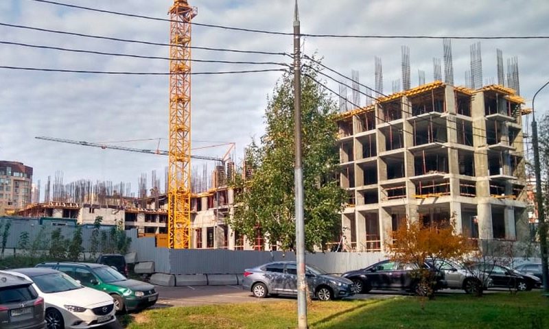 Ход строительства, Октябрь 2019