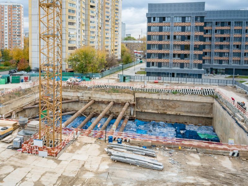 Ход строительства, Октябрь 2019