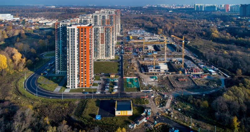 Ход строительства, Октябрь 2019