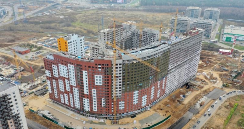 Ход строительства, Октябрь 2019