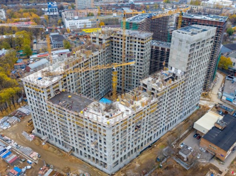 Ход строительства, Октябрь 2019