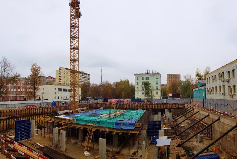 Ход строительства, Октябрь 2019