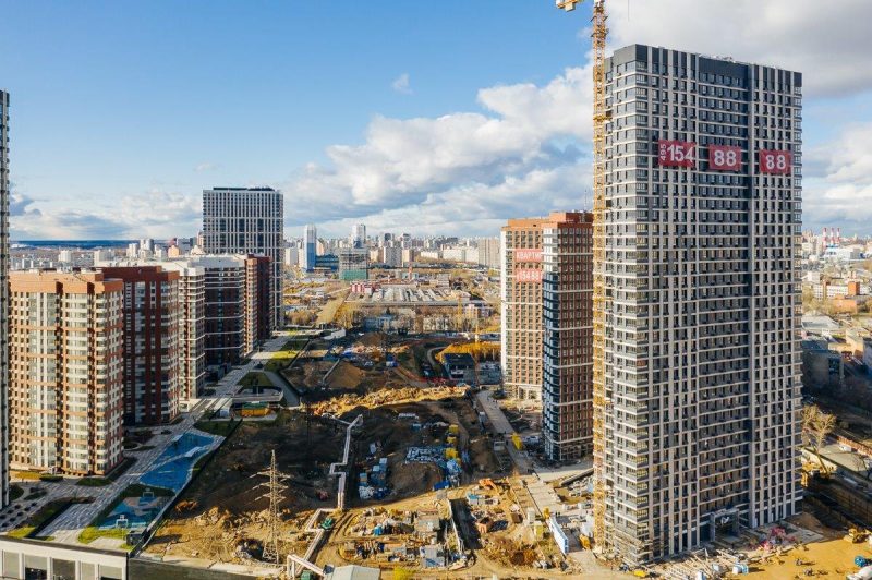 Ход строительства, Октябрь 2019