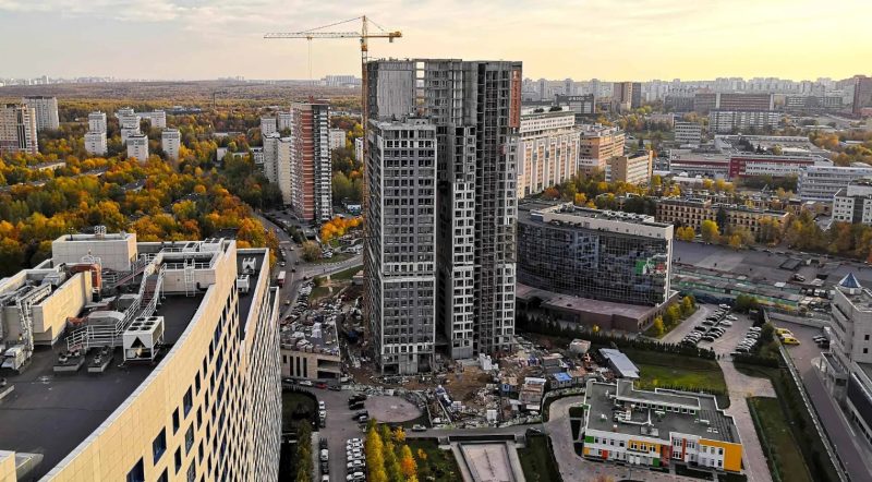 Ход строительства, Октябрь 2019