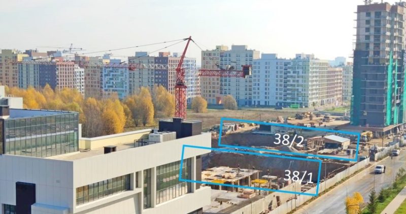 Ход строительства, Октябрь 2019