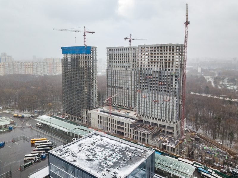 Ход строительства, Ноябрь 2019