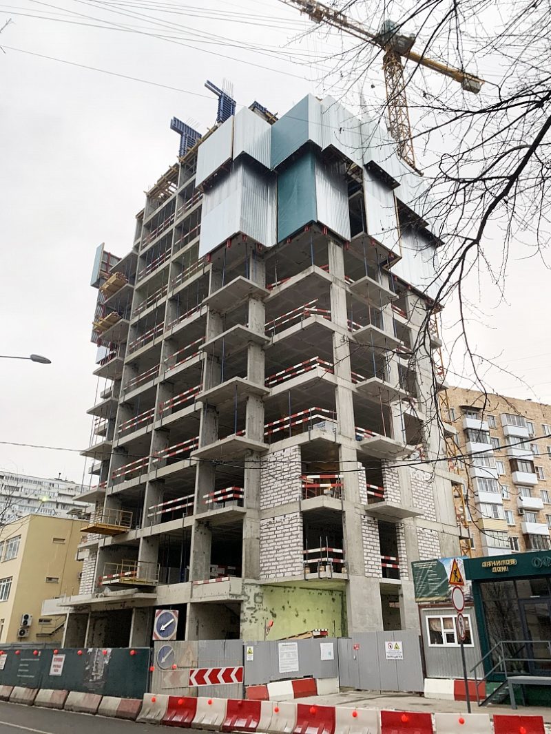 Ход строительства, Ноябрь 2019