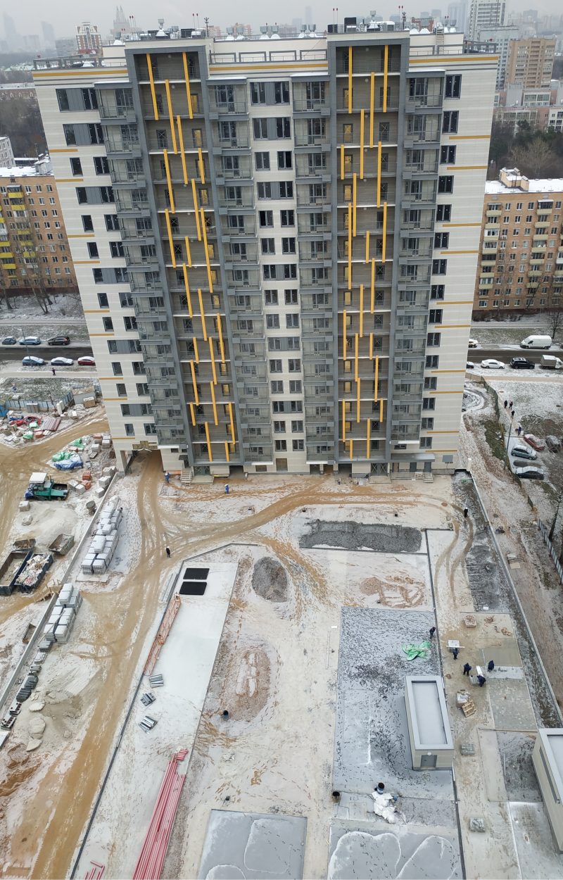 Ход строительства, Декабрь 2019