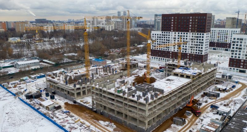 Ход строительства, Январь 2020